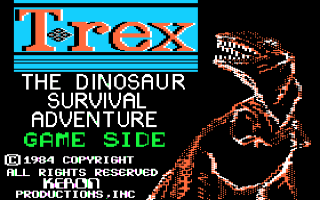 T-Rex - The Dinosaur Survival Adventure Title Screen